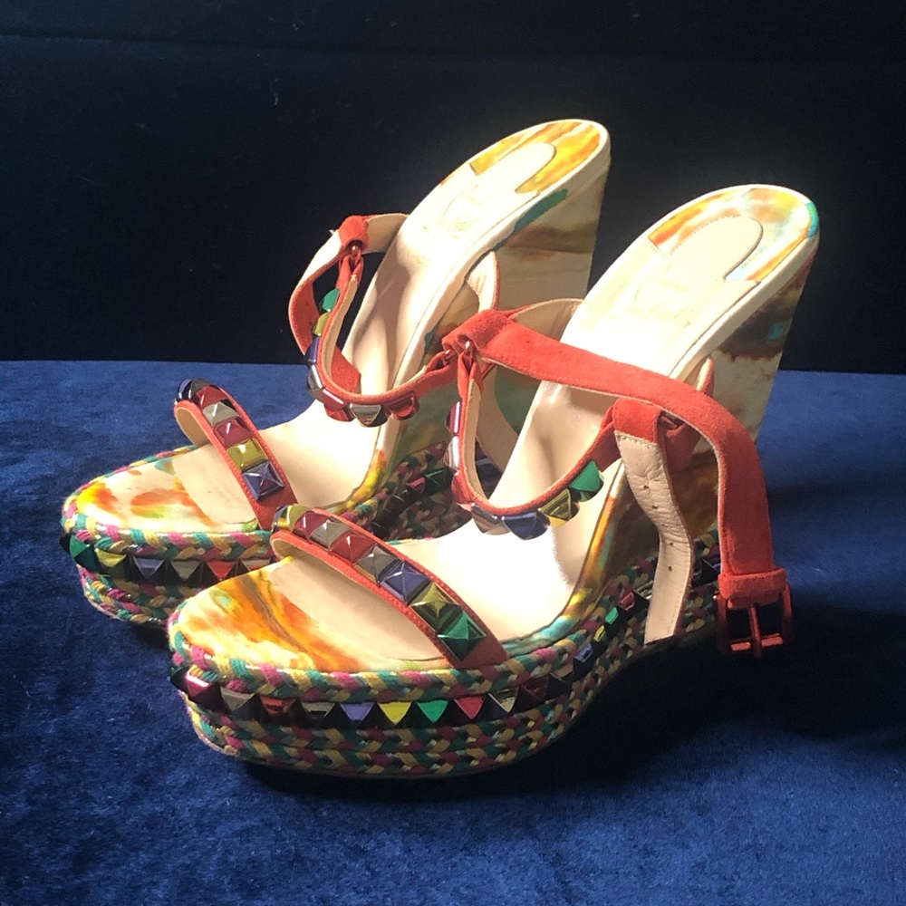 C. Louboutin wedges